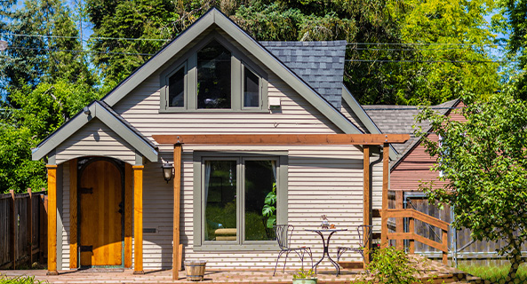 Accessory dwelling unit home exterior