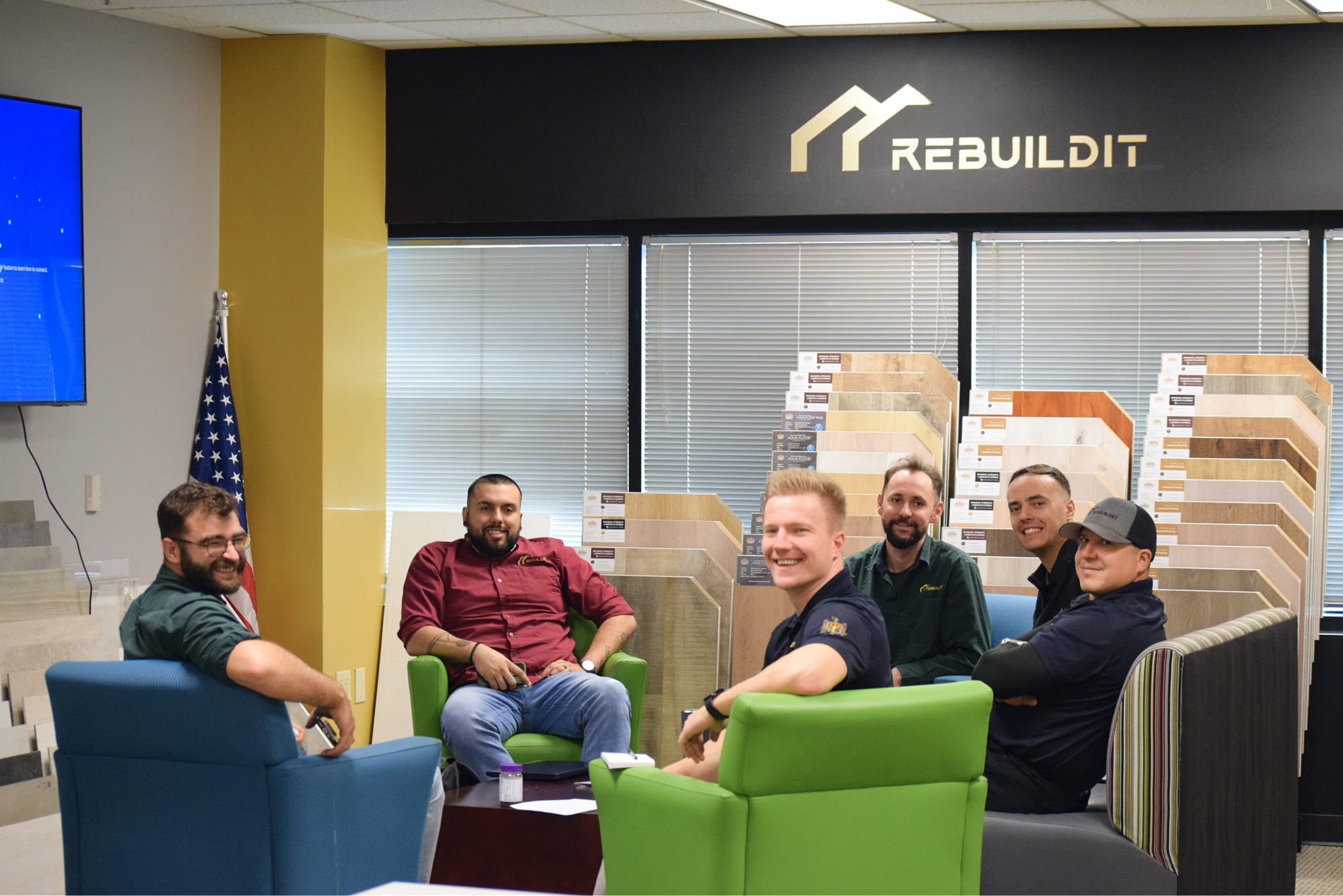 Couple reviewing renovation plans